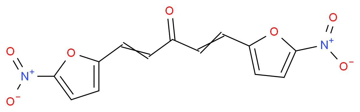 1,5-di(5-nitro-2-furyl)penta-1,4-dien-3-one_Molecular_structure_CAS_)