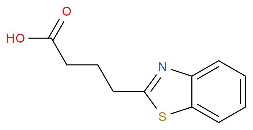 4-Benzothiazol-2-yl-butyric acid_Molecular_structure_CAS_41387-91-1)
