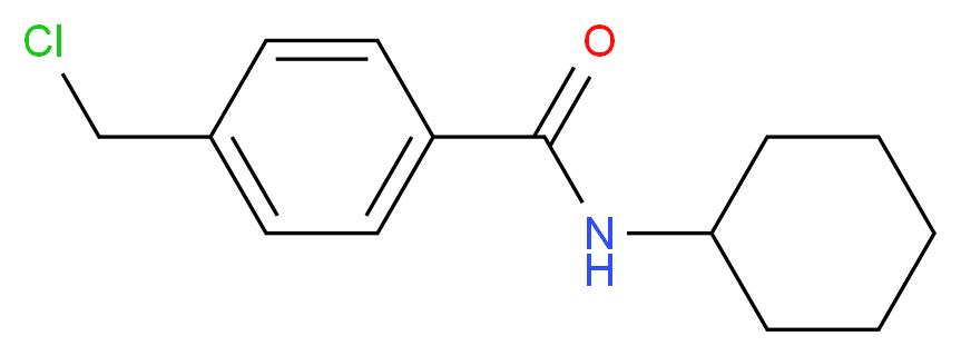 4-Chloromethyl-N-cyclohexylbenzamide_Molecular_structure_CAS_)