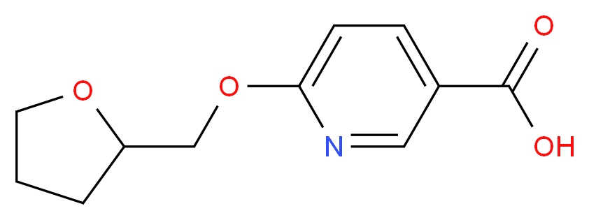 6-(Tetrahydro-2-furanylmethoxy)nicotinic acid_Molecular_structure_CAS_)