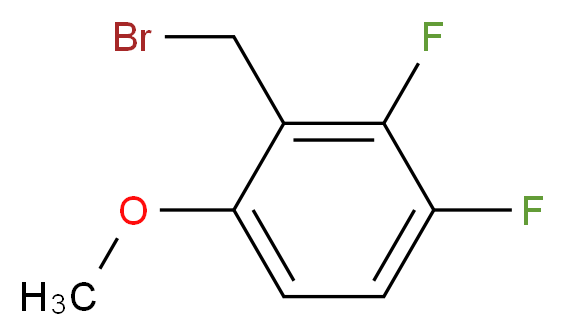2,3-Difluoro-6-methoxybenzyl bromide_Molecular_structure_CAS_886501-83-3)