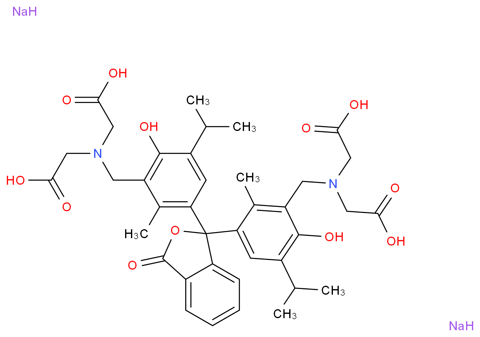Thymolphthalein Complexone sodium salt_Molecular_structure_CAS_85409-48-9)