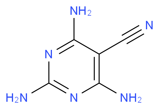 2,4,6-Triamino-5-pyrimidinecarbonitrile_Molecular_structure_CAS_465531-97-9)