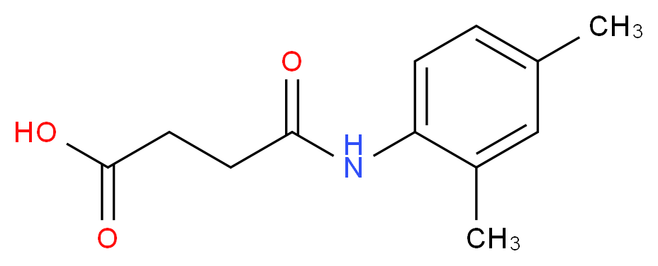 N-(2,4-Dimethyl-phenyl)-succinamic acid_Molecular_structure_CAS_76475-63-3)