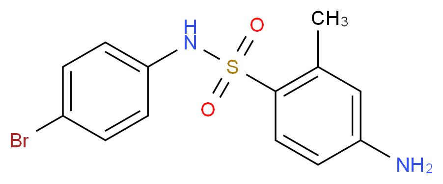 4-Amino-N-(4-bromo-phenyl)-2-methyl-benzenesulfonamide_Molecular_structure_CAS_)