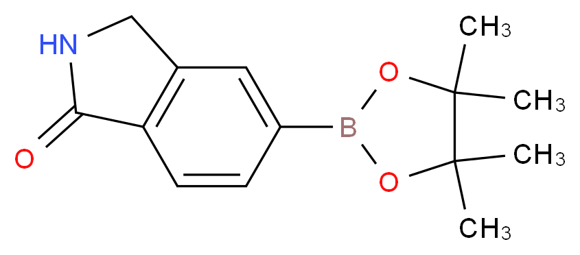 1-Isoindolinone-5-boronic acid pinacol ester_Molecular_structure_CAS_376584-62-2)