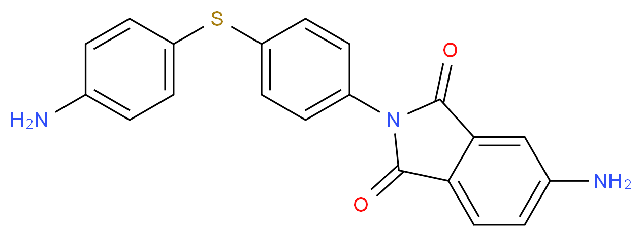 5-AMINO-2-{4-[(4-AMINOPHENYL)SULFANYL]PHENYL}-1H-ISOINDOLE-1,3(2H)-DIONE_Molecular_structure_CAS_)