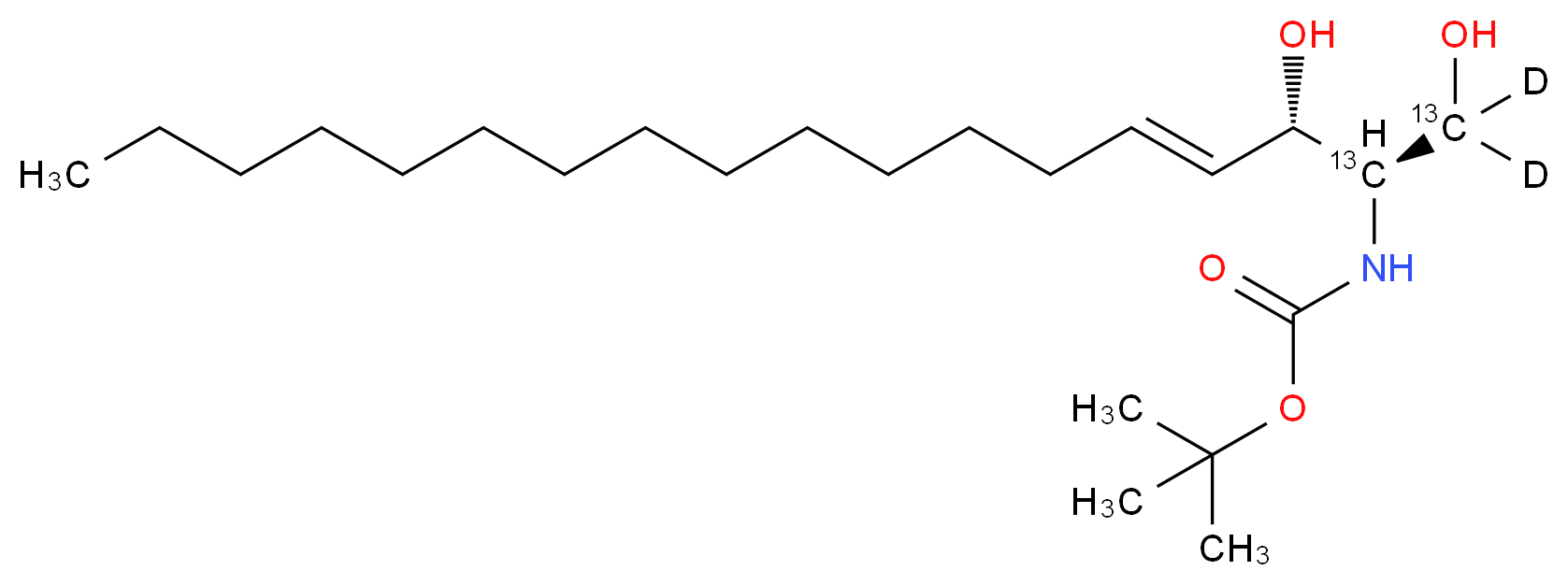 N-Boc-erythro-sphingosine-13C2,D2_Molecular_structure_CAS_)
