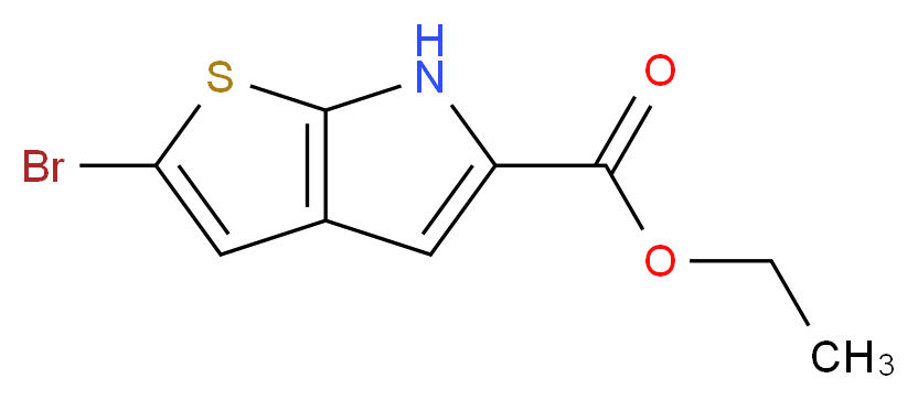 ethyl 2-bromo-6H-thieno[2,3-b]pyrrole-5-carboxylate_Molecular_structure_CAS_)