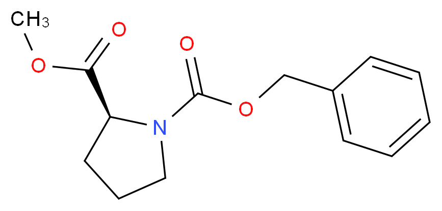 (S)-1-Benzyl 2-methyl pyrrolidine-1,2-dicarboxylate_Molecular_structure_CAS_5211-23-4)