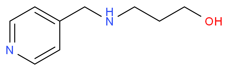 3-[(4-pyridinylmethyl)amino]-1-propanol_Molecular_structure_CAS_7251-62-9)