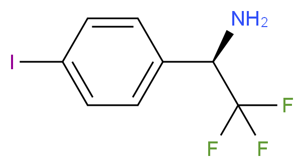 (R)-2,2,2-TRIFLUORO-1-(4-IODO-PHENYL)-ETHYLAMINE_Molecular_structure_CAS_)