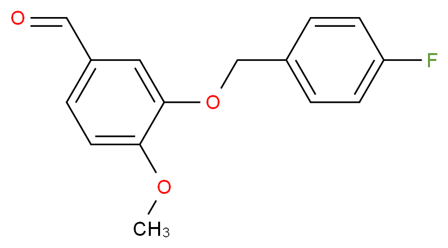 3-(4-Fluoro-benzyloxy)-4-methoxy-benzaldehyde_Molecular_structure_CAS_)
