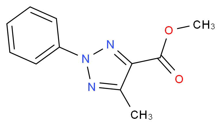 methyl 5-methyl-2-phenyl-2H-1,2,3-triazole-4-carboxylate_Molecular_structure_CAS_7673-93-0)