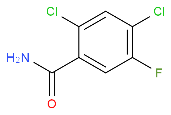 2,4-Dichloro-5-fluorobenzamide_Molecular_structure_CAS_135748-33-3)