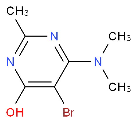 5-Bromo-6-(dimethylamino)-2-methyl-4-pyrimidinol_Molecular_structure_CAS_)