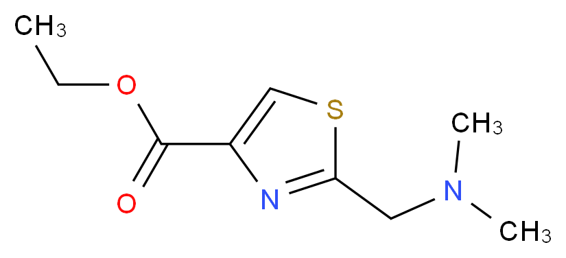 Ethyl 2-(dimethylaminomethyl)-4-thiazolecarboxylate_Molecular_structure_CAS_82586-66-1)