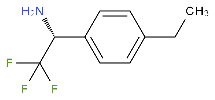 (1R)-1-(4-ETHYLPHENYL)-2,2,2-TRIFLUOROETHYLAMINE_Molecular_structure_CAS_)