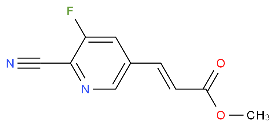 (E)-Methyl 3-(6-cyano-5-fluoropyridin-3-yl)-acrylate_Molecular_structure_CAS_1246090-95-8)
