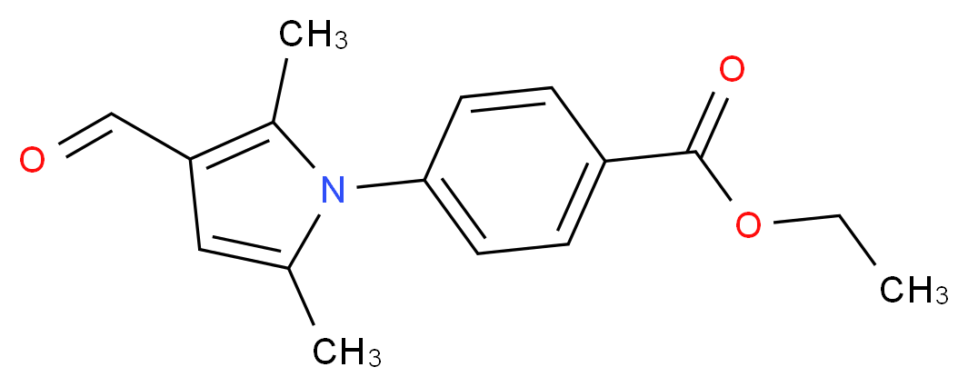 Ethyl 4-(3-formyl-2,5-dimethyl-1H-pyrrol-1-yl)-benzenecarboxylate_Molecular_structure_CAS_52034-37-4)
