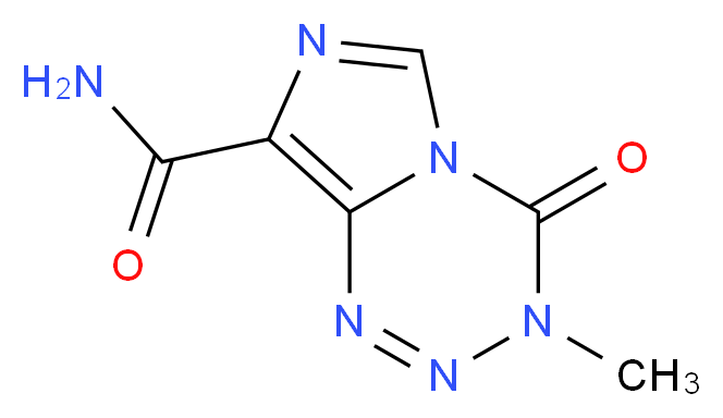 3-methyl-4-oxo-3H,4H-imidazo[4,3-d][1,2,3,5]tetrazine-8-carboxamide_Molecular_structure_CAS_)