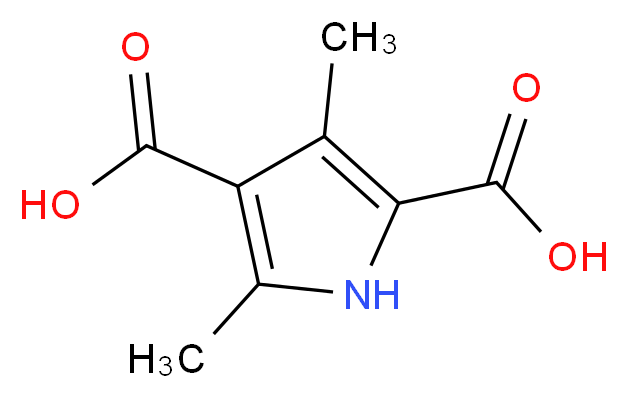 3,5-Dimethyl-1H-pyrrole-2,4-dicarboxylic acid_Molecular_structure_CAS_5434-29-7)
