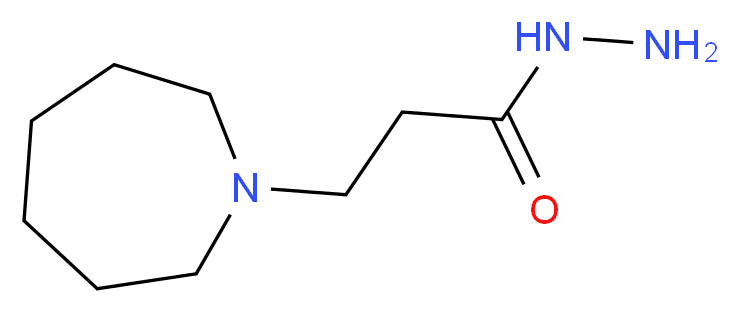 3-(1-Azepanyl)propanohydrazide_Molecular_structure_CAS_)