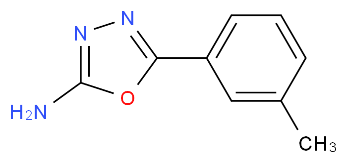 5-(3-methylphenyl)-1,3,4-oxadiazol-2-amine_Molecular_structure_CAS_109060-64-2)