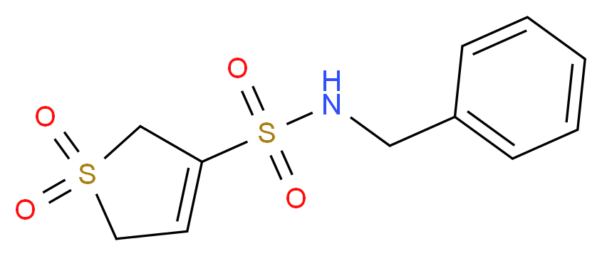 N-benzyl-1,1-dioxo-2,5-dihydro-1$l^{6}-thiophene-3-sulfonamide_Molecular_structure_CAS_)
