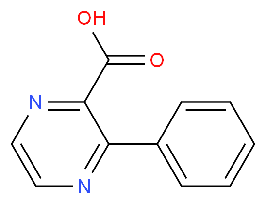 3-Phenyl-2-pyrazinecarboxylic acid_Molecular_structure_CAS_2881-85-8)