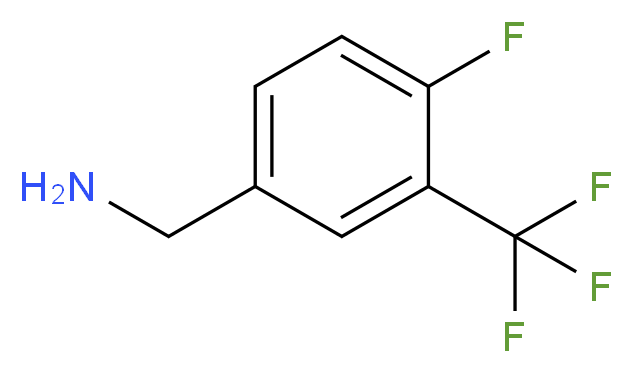 4-Fluoro-3-(trifluoromethyl)benzyl amine_Molecular_structure_CAS_67515-74-6)