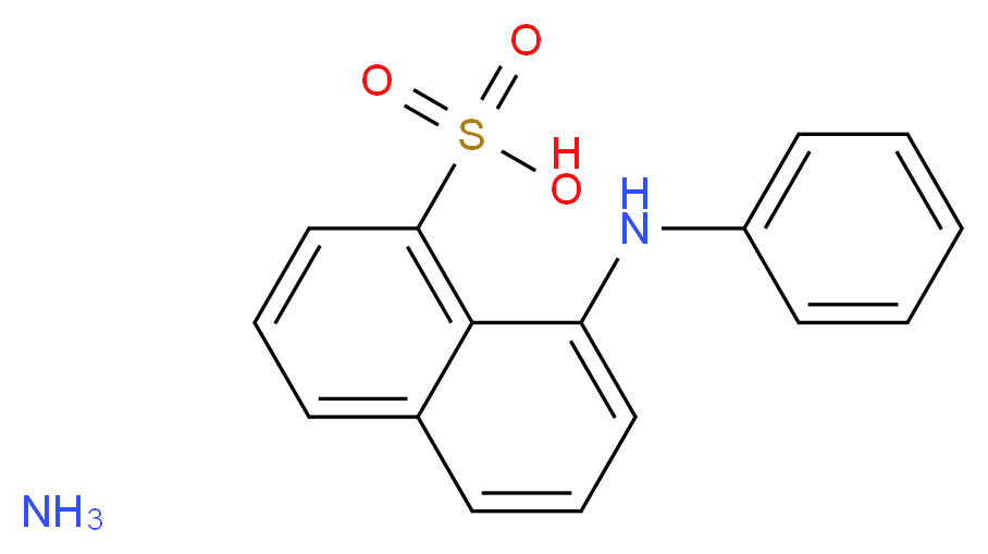 8-ANILINO-1-NAPHTHALENE SULFONIC ACID AMMONIUM SALT_Molecular_structure_CAS_28836-03-5)