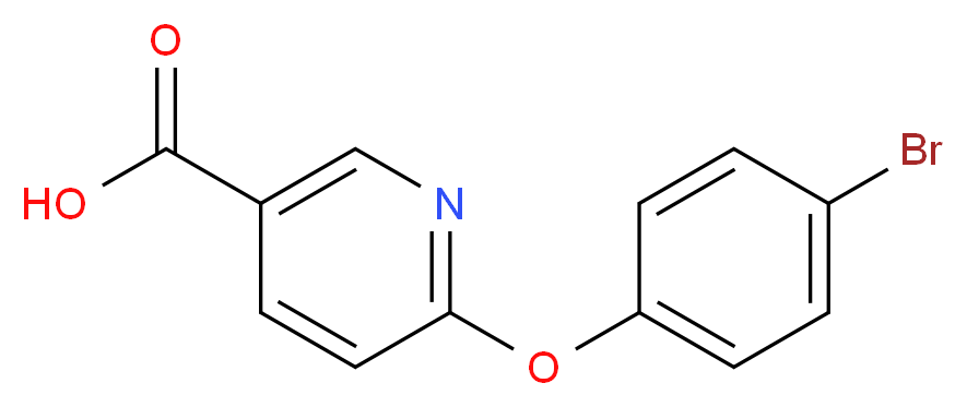 6-(4-bromophenoxy)pyridine-3-carboxylic acid_Molecular_structure_CAS_)