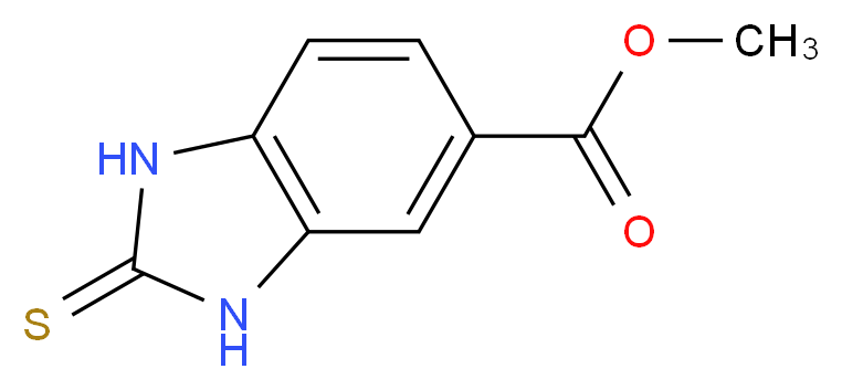 2,3-dihydro-2-thioxo-1h-benzimidazole-5-carboxylic acid methyl ester_Molecular_structure_CAS_64375-41-3)
