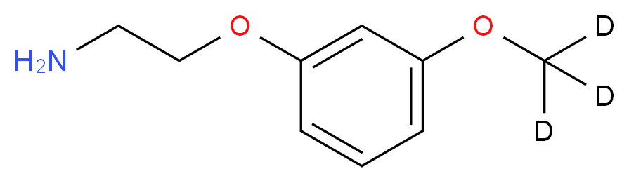 2-(3-Methoxyphenoxy)ethanamine-d3_Molecular_structure_CAS_)