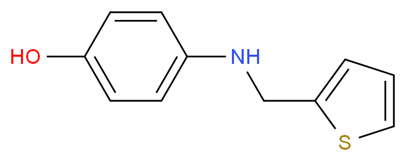 4-[(Thiophen-2-ylmethyl)-amino]-phenol_Molecular_structure_CAS_3139-28-4)