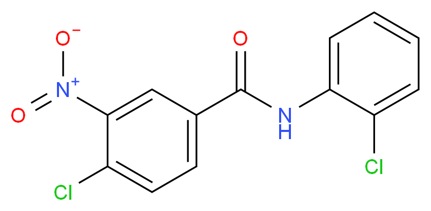 4-Chloro-N-(2-chlorophenyl)-3-nitrobenzamide_Molecular_structure_CAS_)