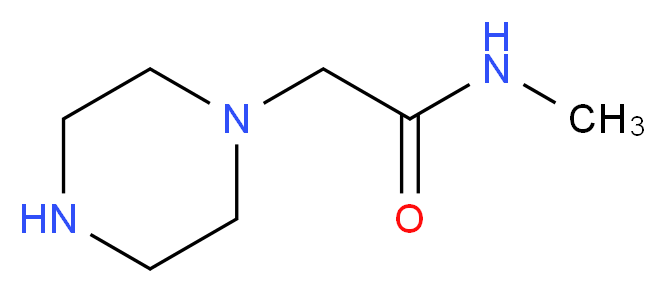N-methyl-2-(1-piperazinyl)acetamide_Molecular_structure_CAS_39890-41-0)
