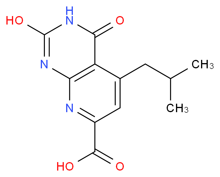2-hydroxy-5-isobutyl-4-oxo-3,4-dihydropyrido[2,3-d]pyrimidine-7-carboxylic acid_Molecular_structure_CAS_)