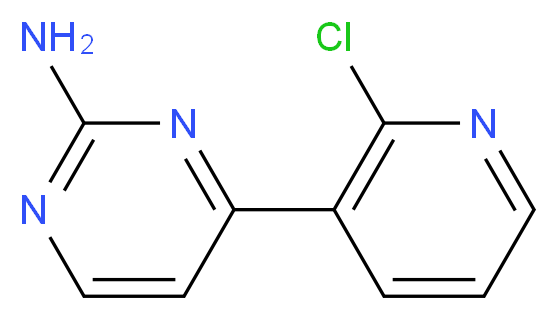 4-(2-Chloropyridin-3-yl)pyrimidin-2-amine_Molecular_structure_CAS_870221-49-1)