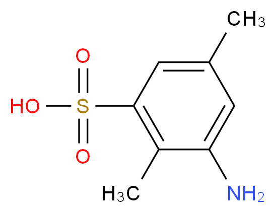 3-amino-2,5-dimethylbenzene-1-sulfonic acid_Molecular_structure_CAS_)