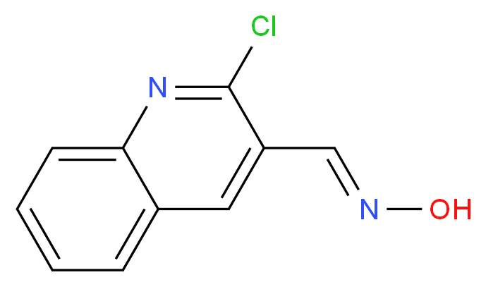 2-Chloro-3-quinolinecarbaldehyde oxime_Molecular_structure_CAS_93299-49-1)