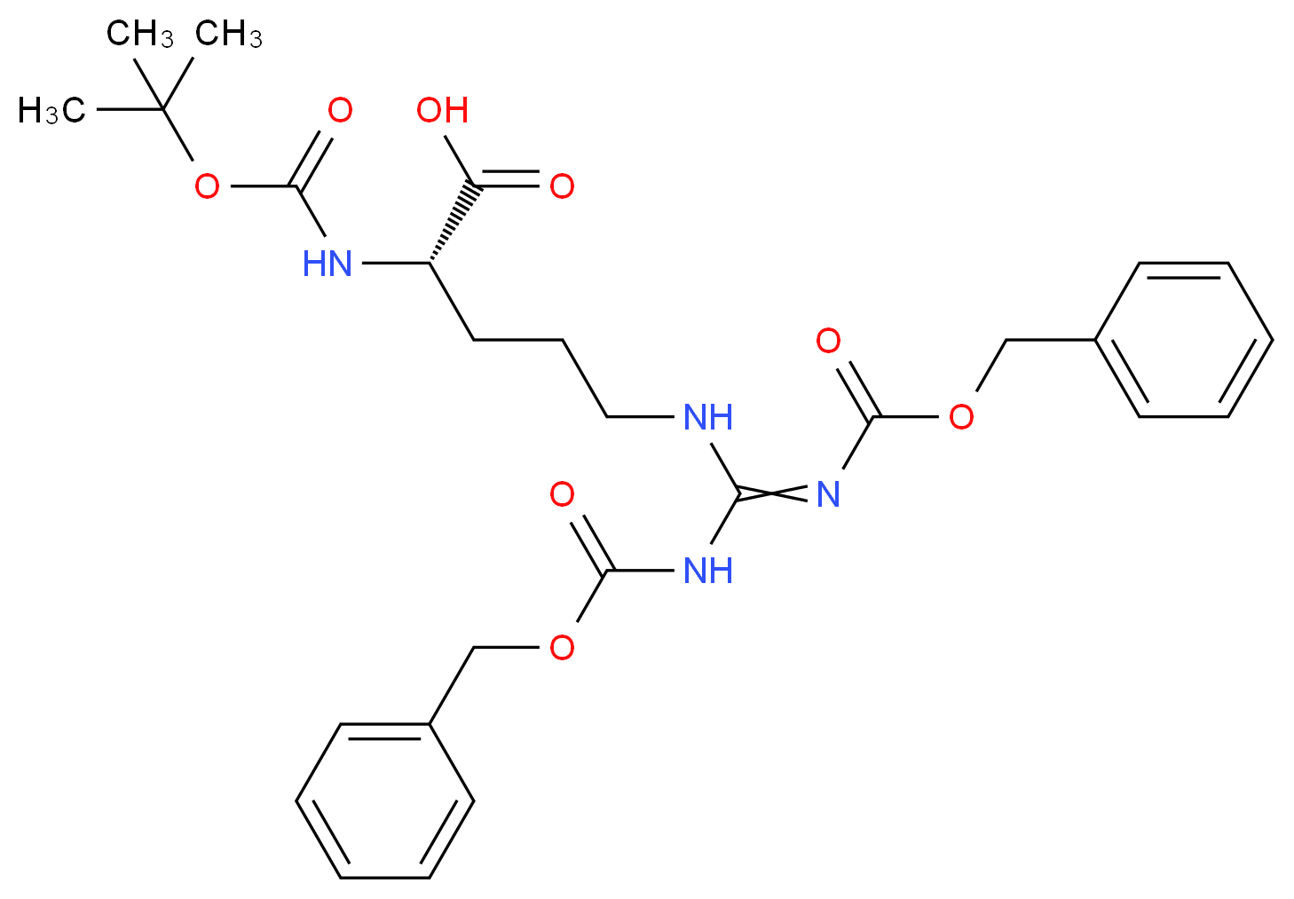 Boc-Arg(Z)2-OH_Molecular_structure_CAS_51219-19-3)