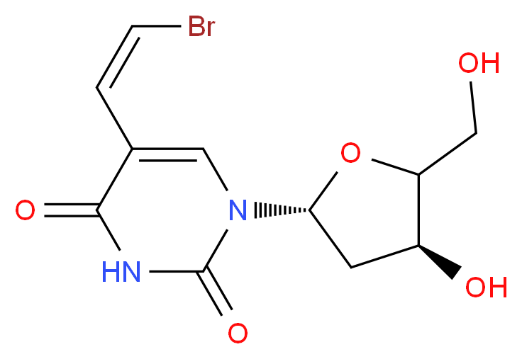 (E)-5-(2-Bromovinyl)-2′-deoxyuridine_Molecular_structure_CAS_69304-47-8)