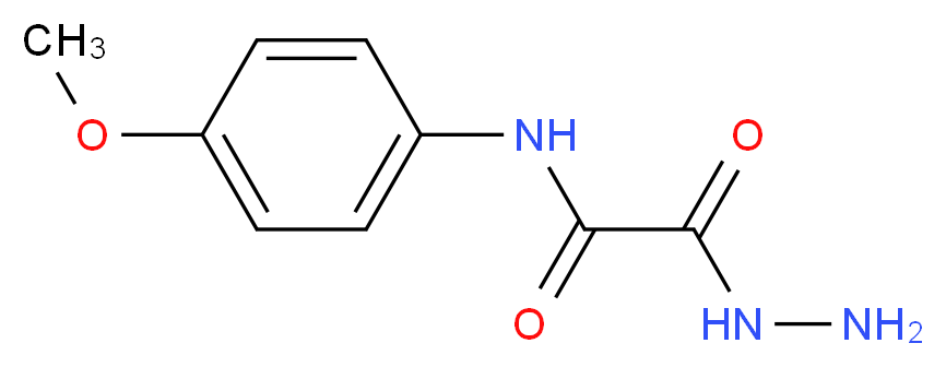2-Hydrazino-N-(4-methoxyphenyl)-2-oxoacetamide_Molecular_structure_CAS_20580-47-6)