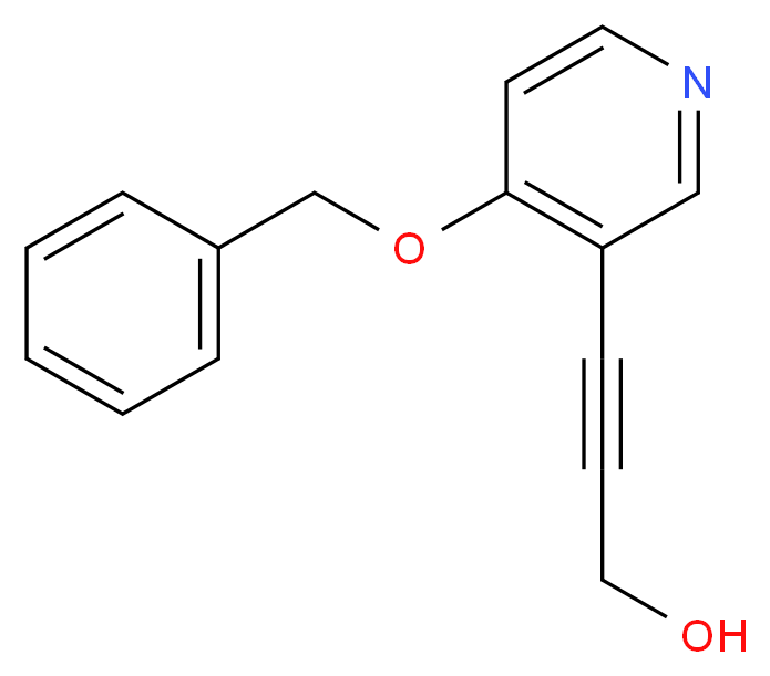 3-(4-(Benzyloxy)pyridin-3-yl)prop-2-yn-1-ol_Molecular_structure_CAS_)