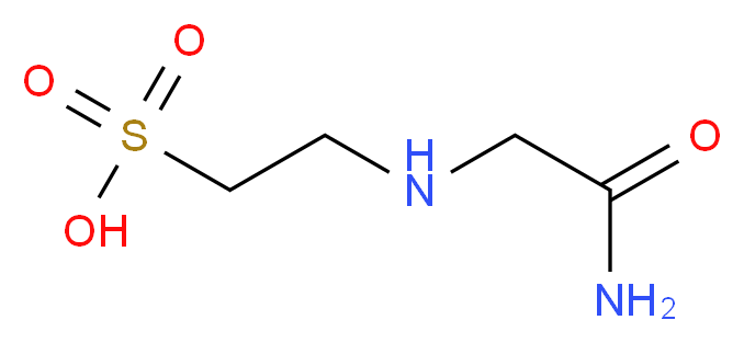 2-((2-Amino-2-oxoethyl)amino)ethanesulfonic acid_Molecular_structure_CAS_7365-82-4)