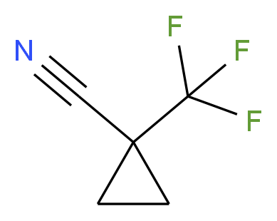 1-(trifluoromethyl)cyclopropane-1-carbonitrile_Molecular_structure_CAS_)