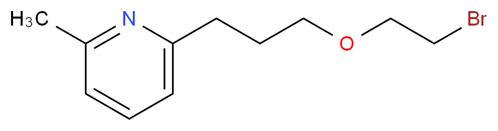 2-[3-(2-bromoethoxy)propyl]-6-methylpyridine_Molecular_structure_CAS_)