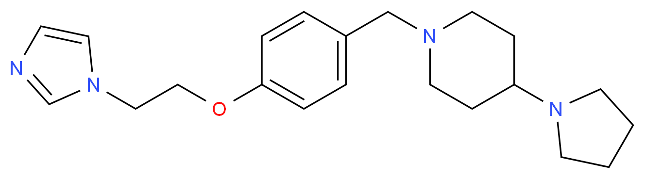 1-{4-[2-(1H-imidazol-1-yl)ethoxy]benzyl}-4-pyrrolidin-1-ylpiperidine_Molecular_structure_CAS_)